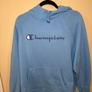 Champion Light Blue Hoodie